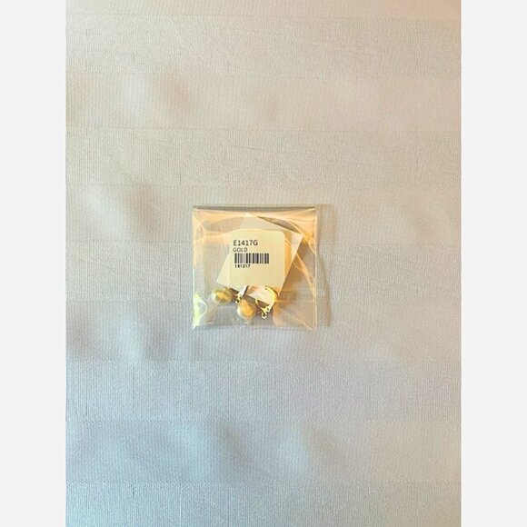 Freshwater Pearl Huggie Earrings – Gold Plated Hoops - Picture 6 of 7